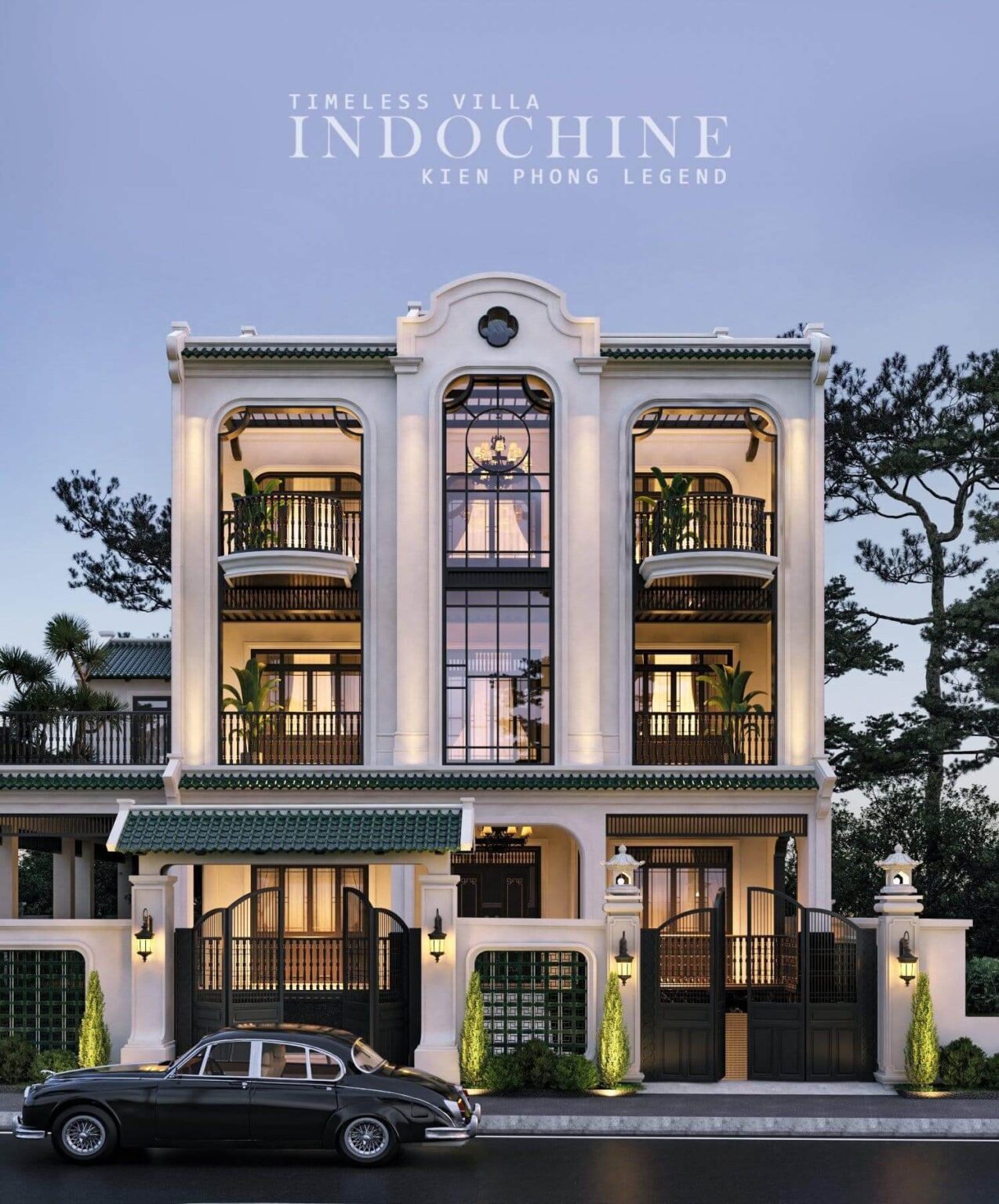 INDOCHINE STYLE VILLA _ BIỆT THỰ THI CÔNG TRỌN GÓI TẠI SÀI