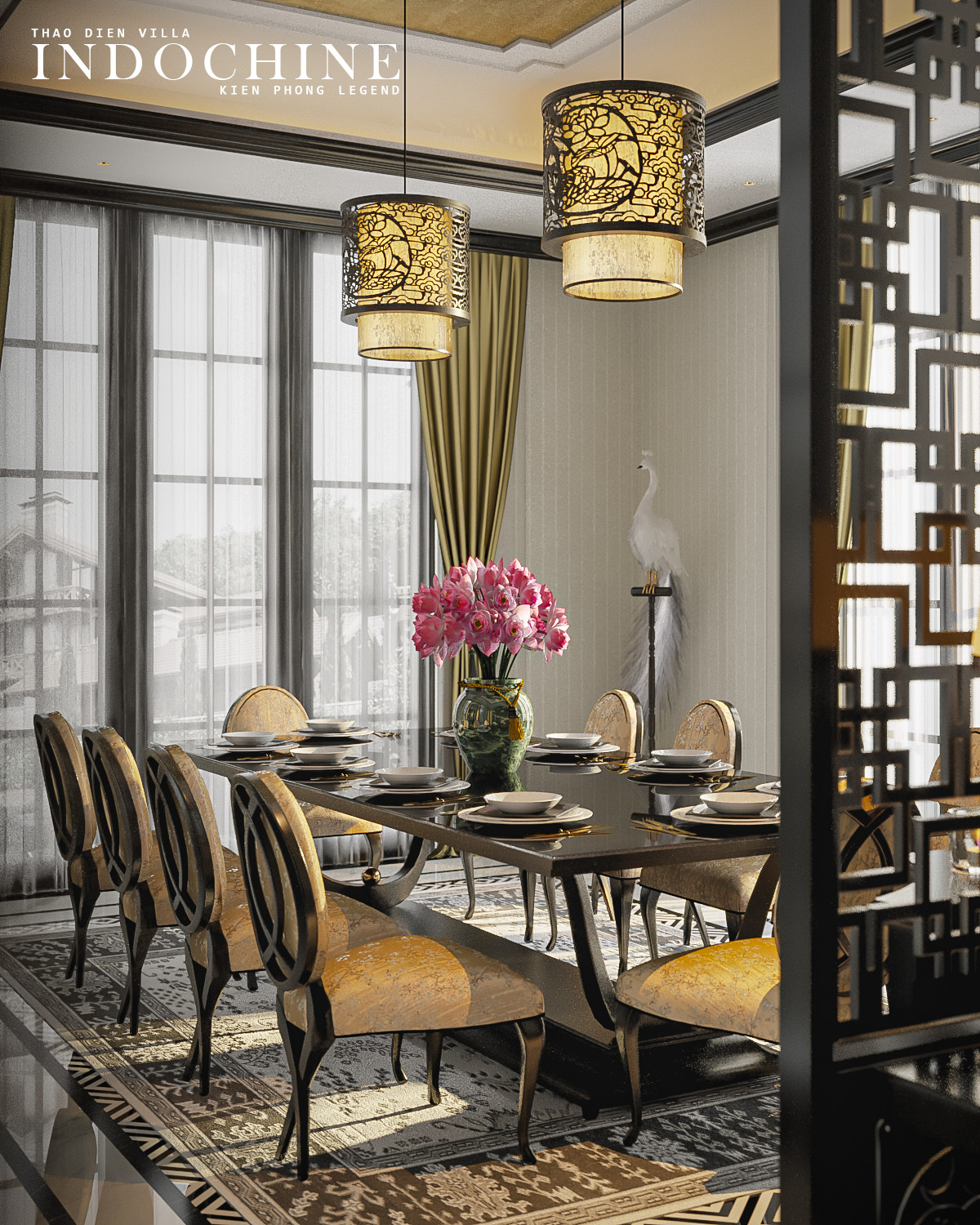 THẢO ĐIỀN VILLA_BIỆT THỰ INDOCHINE SANG _500M2