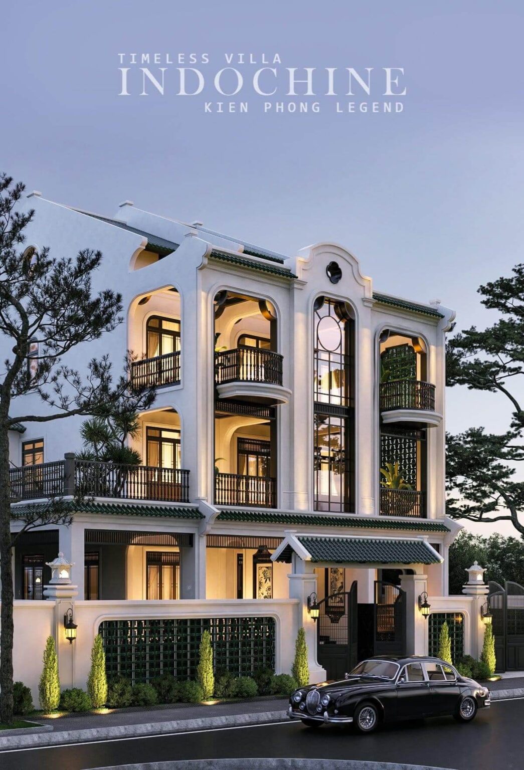 INDOCHINE STYLE VILLA _ BIỆT THỰ THI CÔNG TRỌN GÓI TẠI SÀI