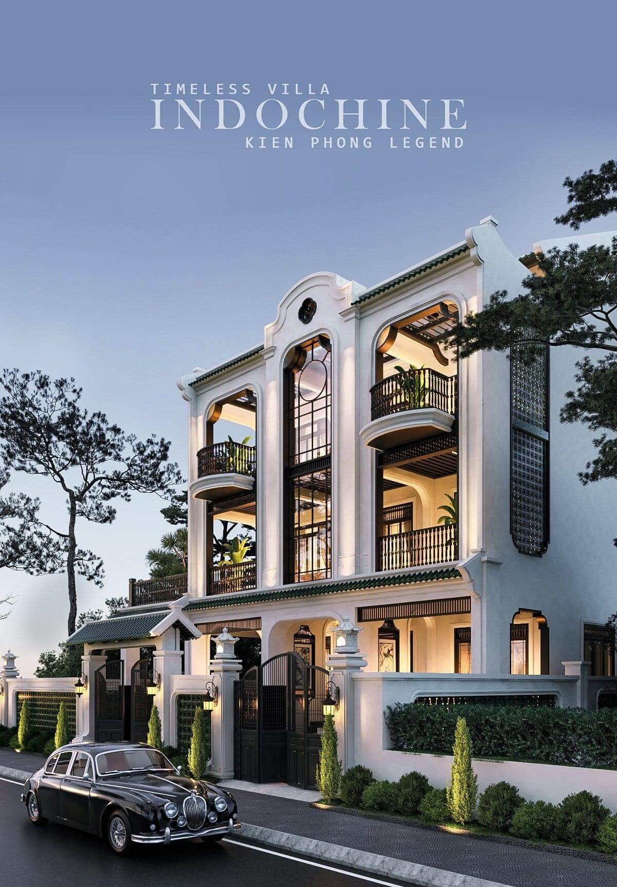 INDOCHINE STYLE VILLA _ BIỆT THỰ THI CÔNG TRỌN GÓI TẠI SÀI