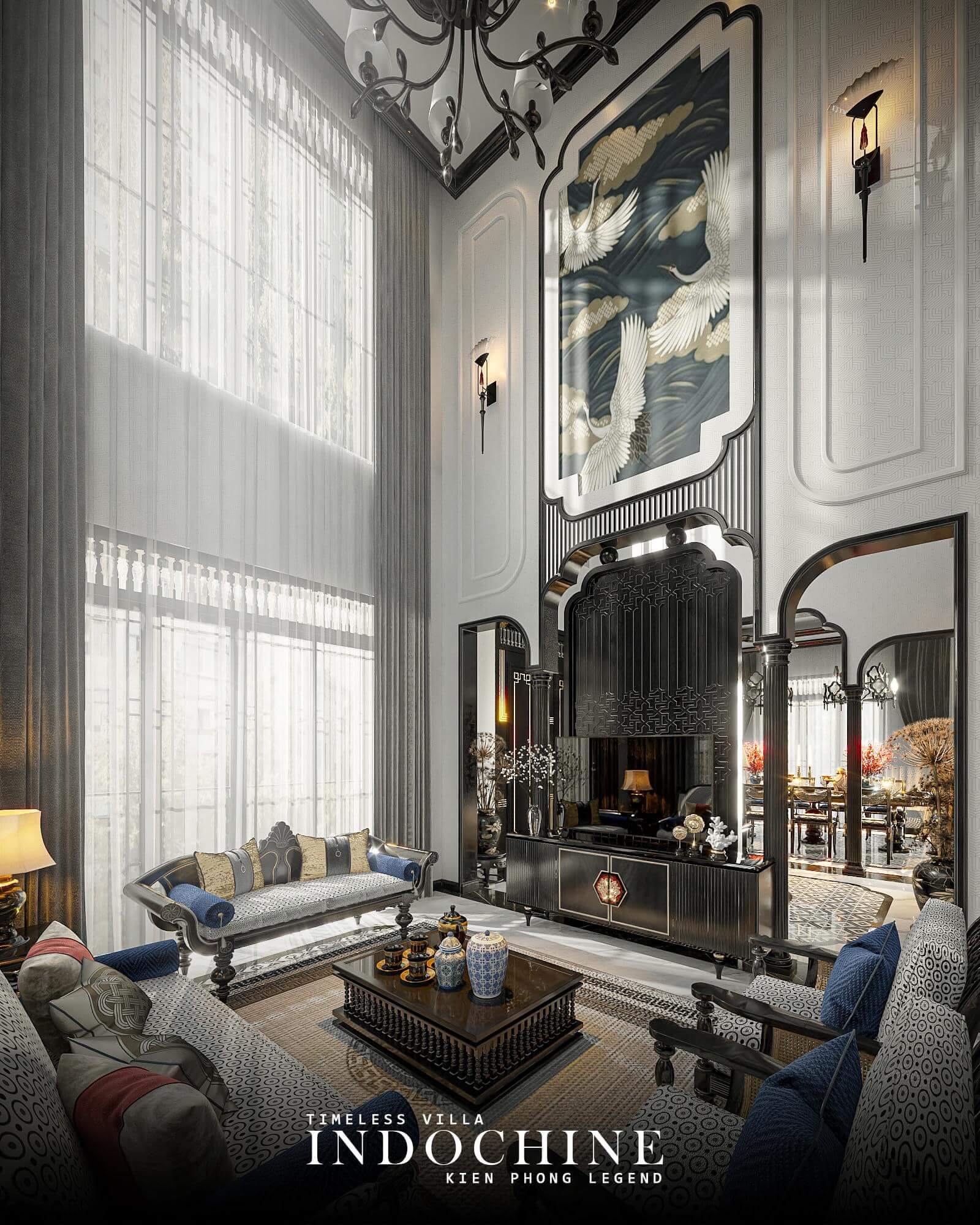 INDOCHINE STYLE VILLA _ BIỆT THỰ THI CÔNG TRỌN GÓI TẠI SÀI