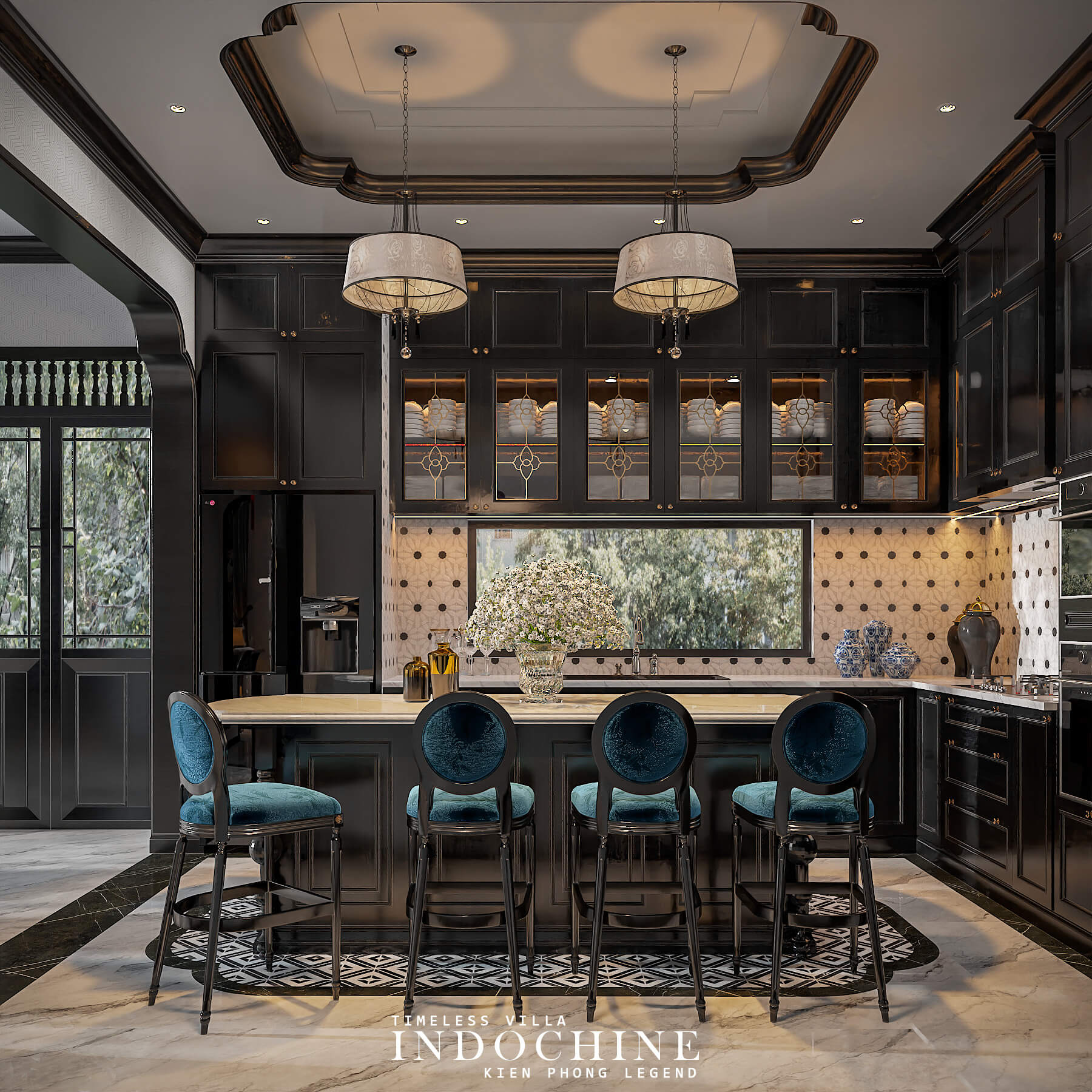 INDOCHINE STYLE VILLA _ BIỆT THỰ THI CÔNG TRỌN GÓI TẠI SÀI