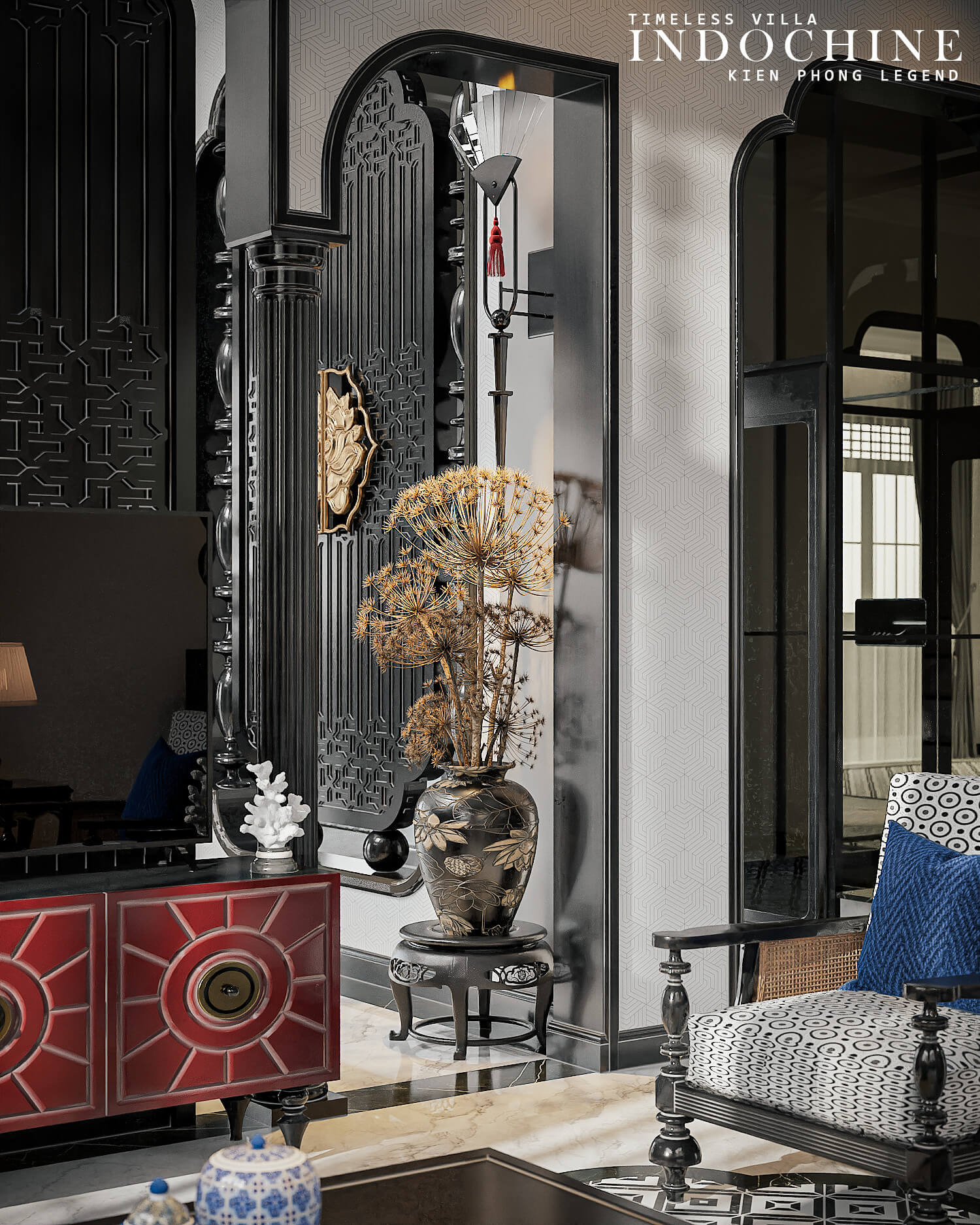 INDOCHINE STYLE VILLA _ BIỆT THỰ THI CÔNG TRỌN GÓI TẠI SÀI
