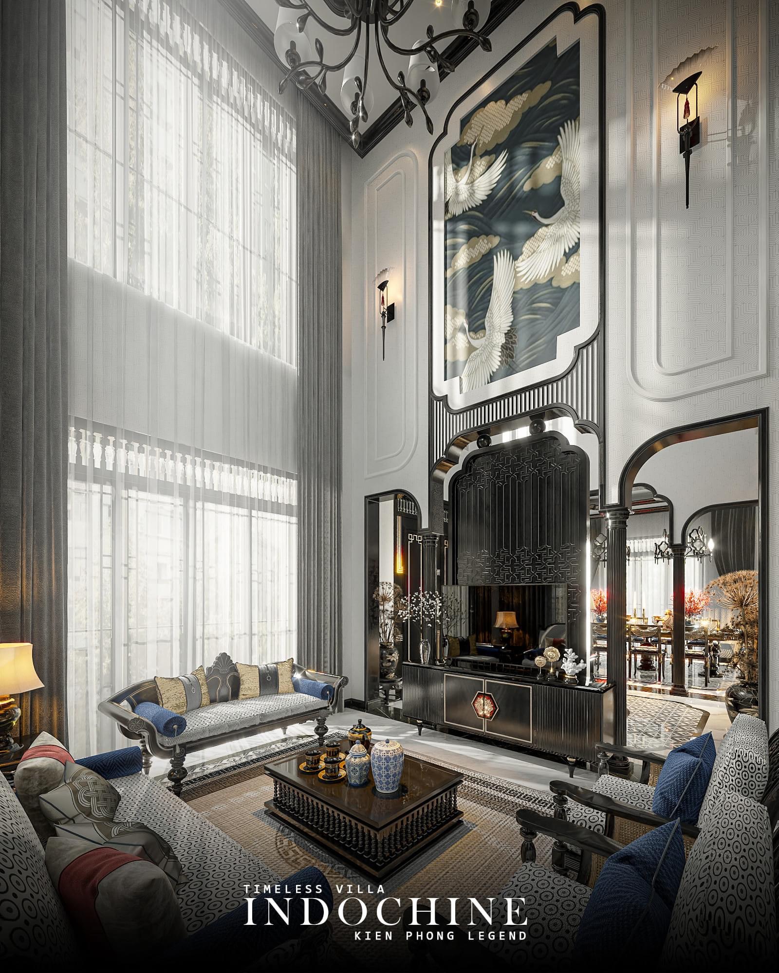 INDOCHINE STYLE VILLA _ BIỆT THỰ THI CÔNG TRỌN GÓI TẠI SÀI